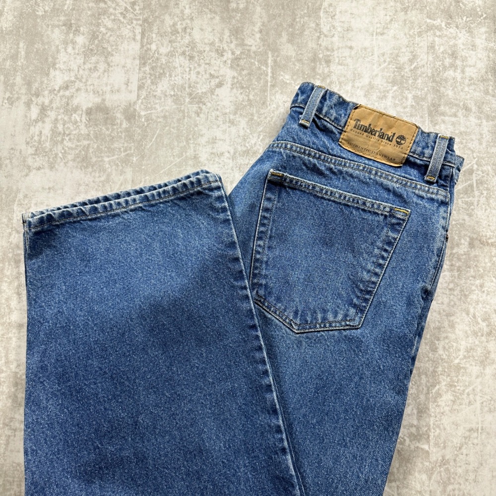 Timberland Jeans Men 36x32 Blue Rugged Authentic Denim M1444 Straight Leg